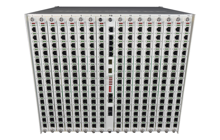 飛暢科技-960路電話光端機(jī)（8U 19英寸，SFP 1+1光備份）